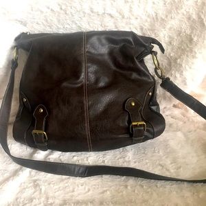 BNWOT Hobo brown leather purse- never used.